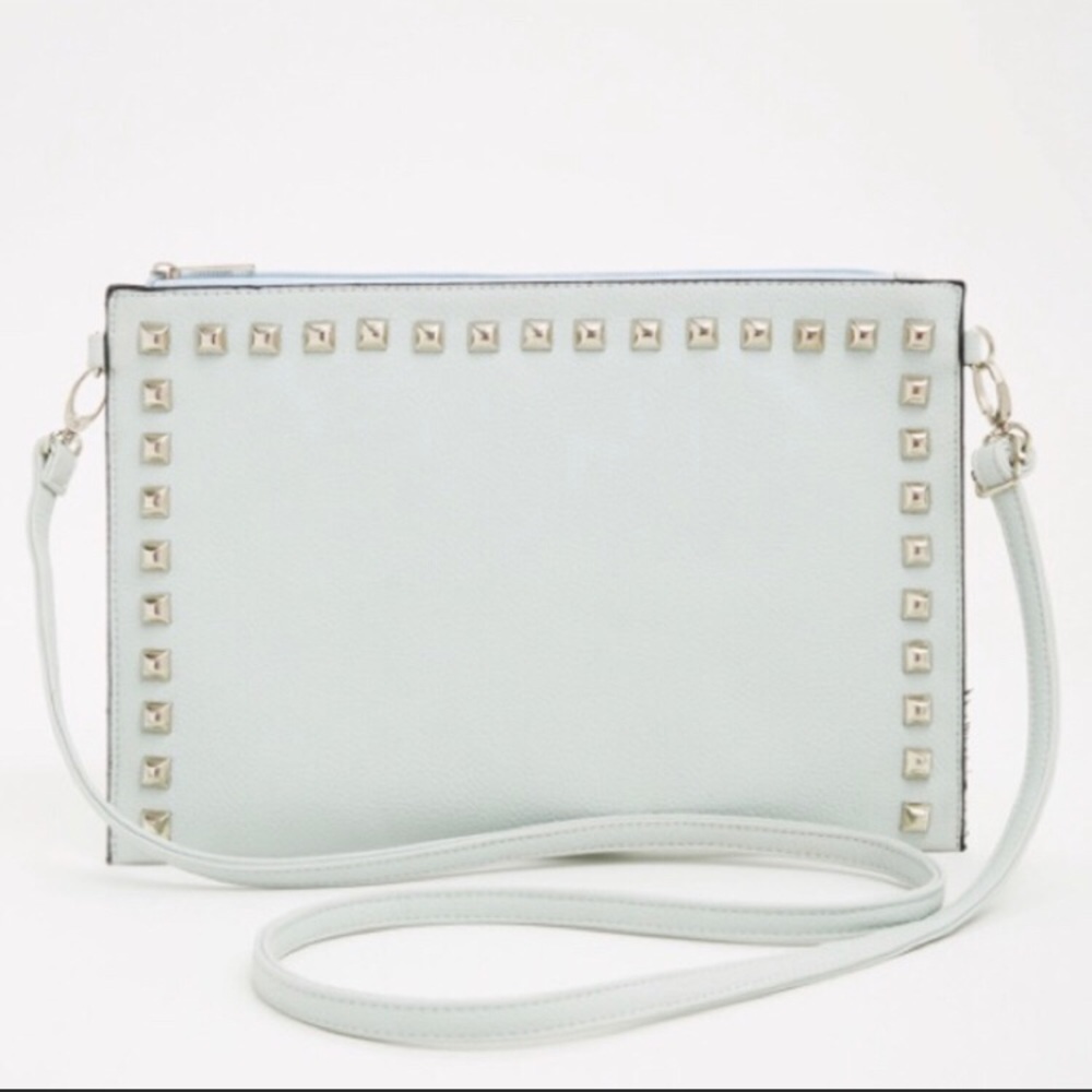 Torrid Mint Studded Faux Leather Clutch